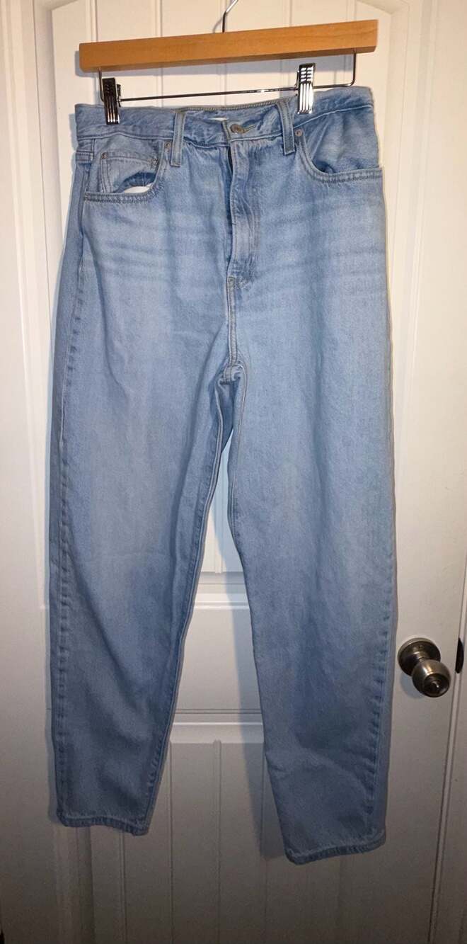 Levi's High Loose Taper Women's Light Wash Denim Jeans